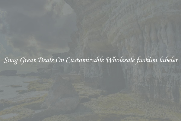 Snag Great Deals On Customizable Wholesale fashion labeler