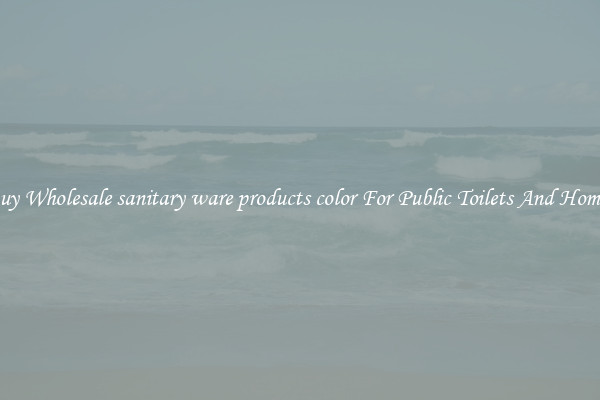 Buy Wholesale sanitary ware products color For Public Toilets And Homes