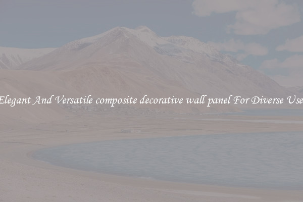 Elegant And Versatile composite decorative wall panel For Diverse Uses