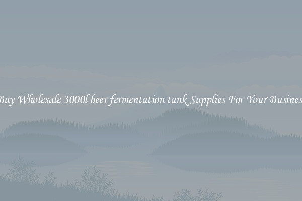 Buy Wholesale 3000l beer fermentation tank Supplies For Your Business