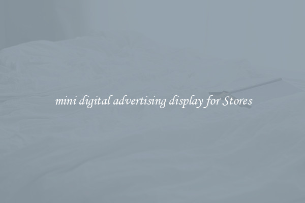 mini digital advertising display for Stores